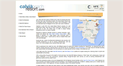 Desktop Screenshot of calviabeachresort.com
